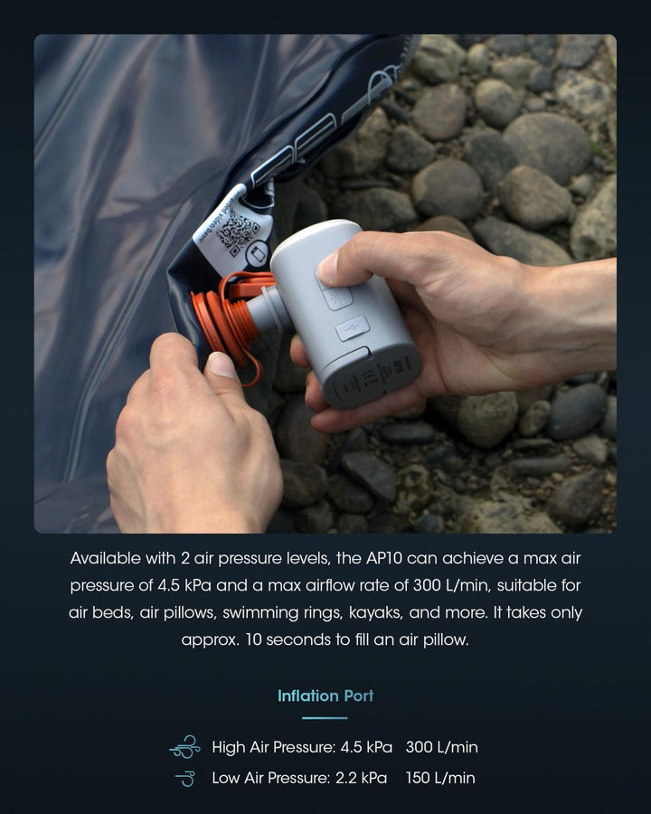 AP10 - Electric Air Pump - Nitecore Singapore