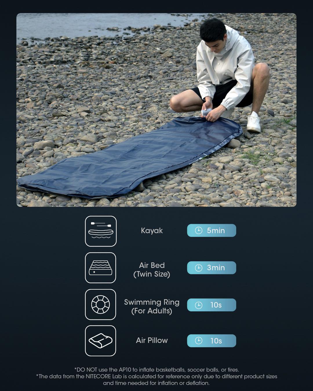 AP10 - Electric Air Pump - Nitecore Singapore