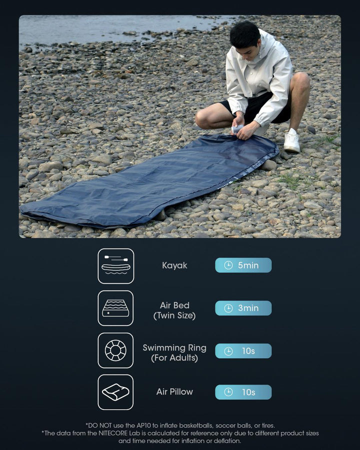 AP10 - Electric Air Pump - Nitecore Singapore