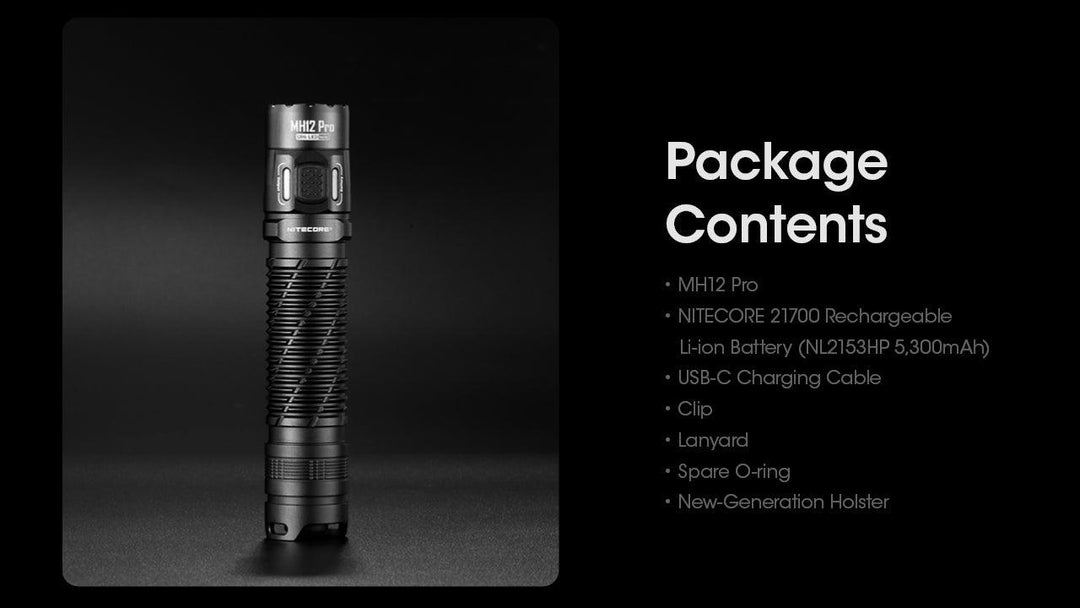 MH12 PRO - 3300 lumens - Nitecore Singapore