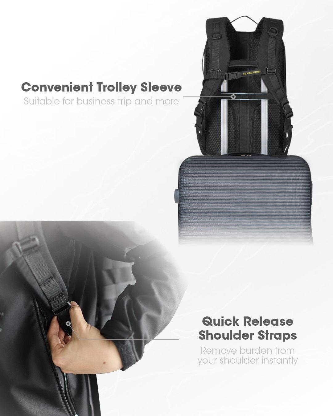 BP23 PRO Backpack - 23L Capacity - Nitecore Singapore