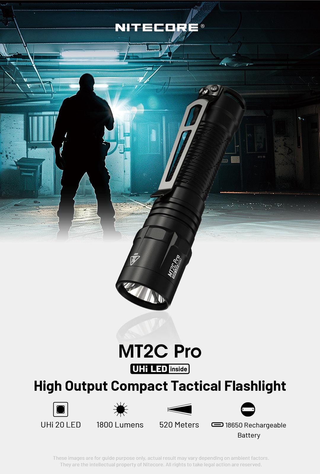 MT2C PRO - 1800 lumens - Nitecore Singapore