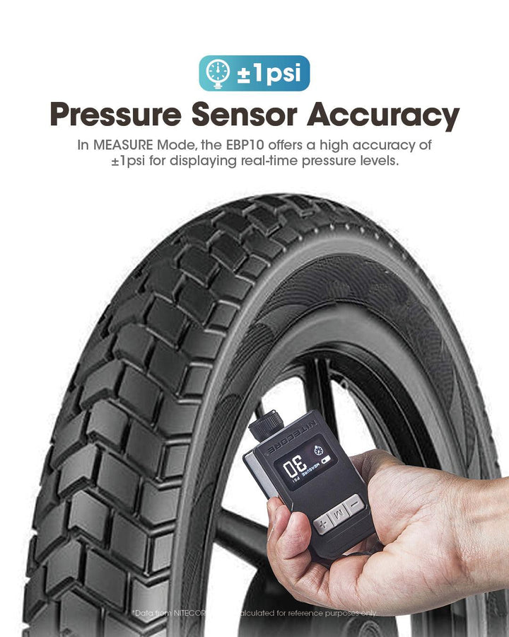 EBP10 - Electric Pump (144psi / 9.93 Bar) - Nitecore Singapore