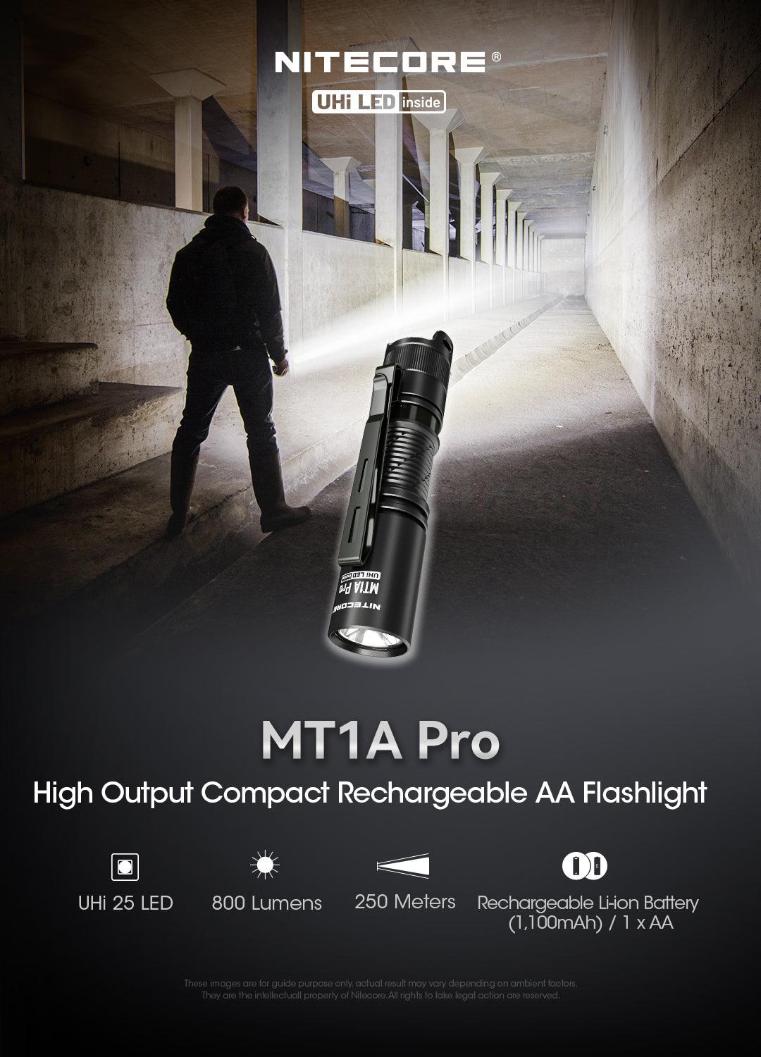 MT1A PRO - 800 lumens - Nitecore Singapore