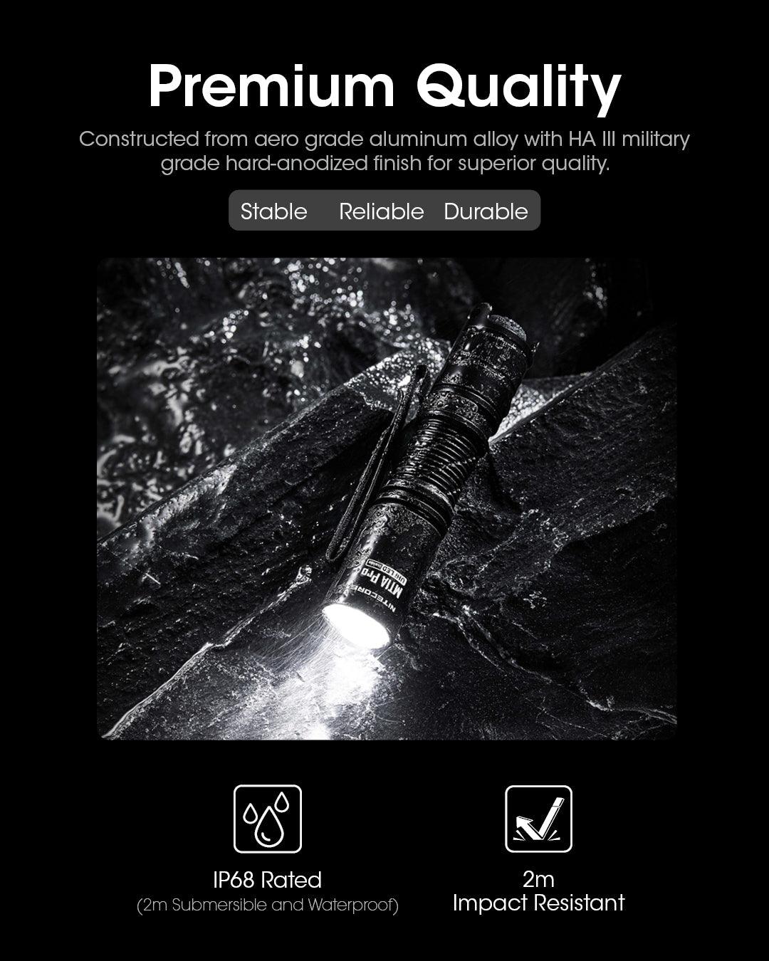 MT1A PRO - 800 lumens - Nitecore Singapore