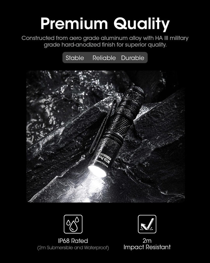 MT1A PRO - 800 lumens - Nitecore Singapore
