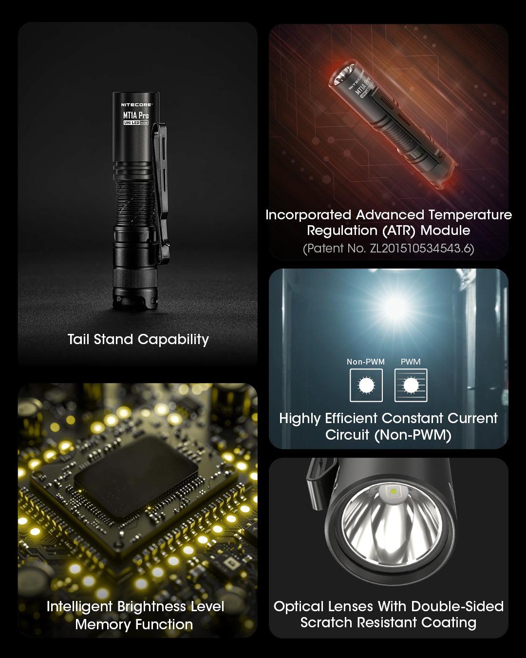 MT1A PRO - 800 lumens - Nitecore Singapore