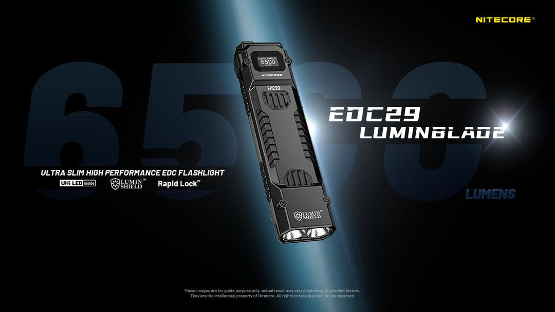 EDC29 - 6500 lumens - Nitecore Singapore