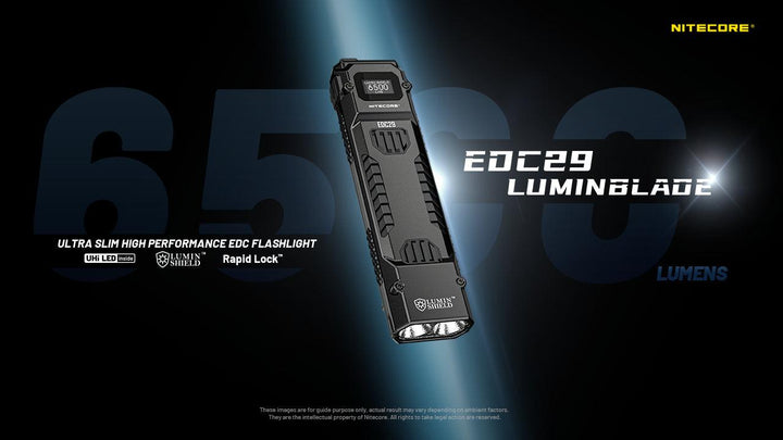 EDC29 - 6500 lumens - Nitecore Singapore