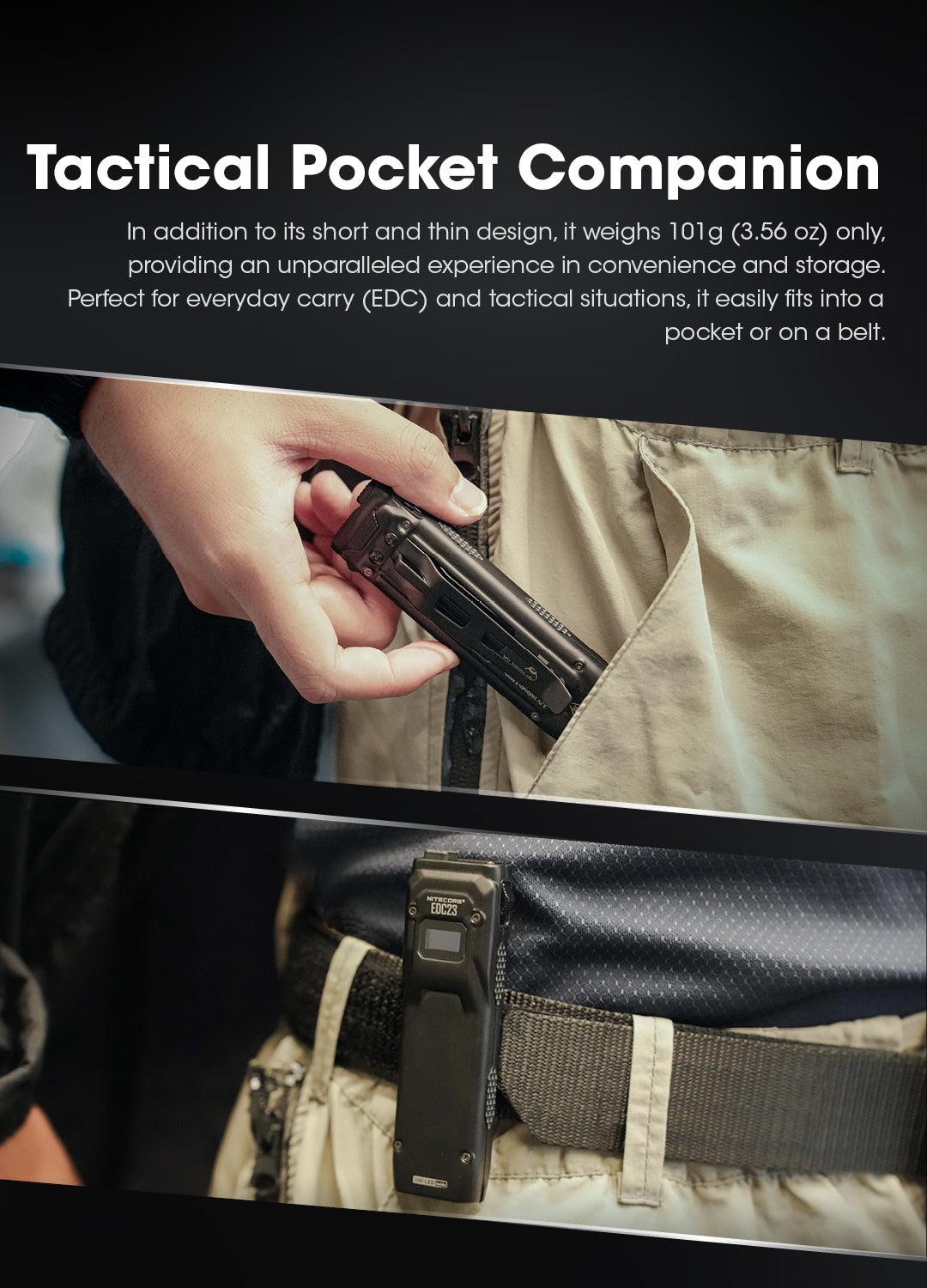 EDC23 - 2500 lumens - Nitecore Singapore