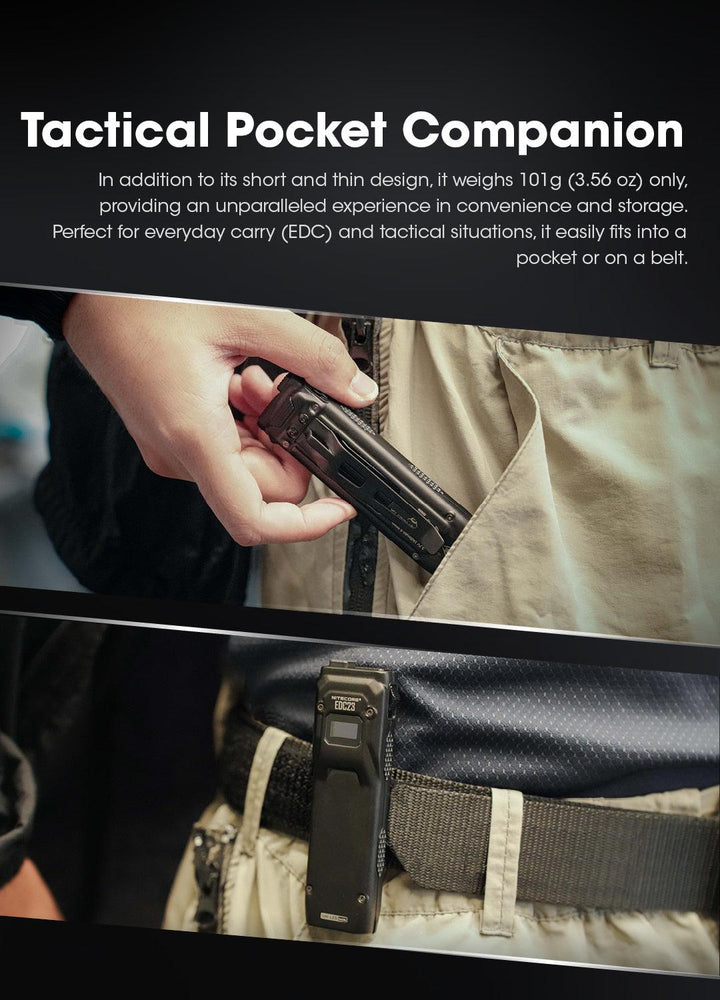 EDC23 - 2500 lumens - Nitecore Singapore