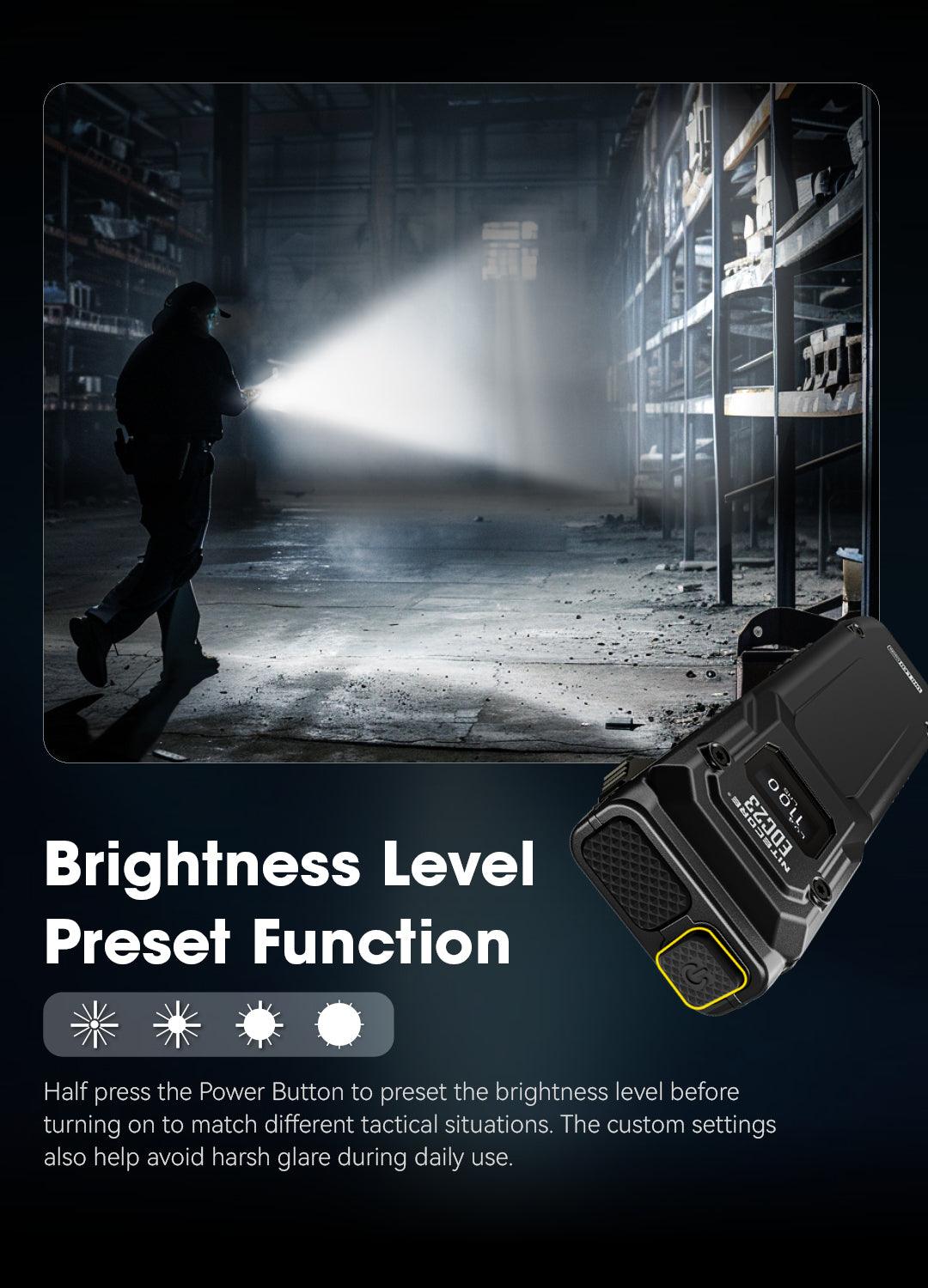 EDC23 - 2500 lumens - Nitecore Singapore