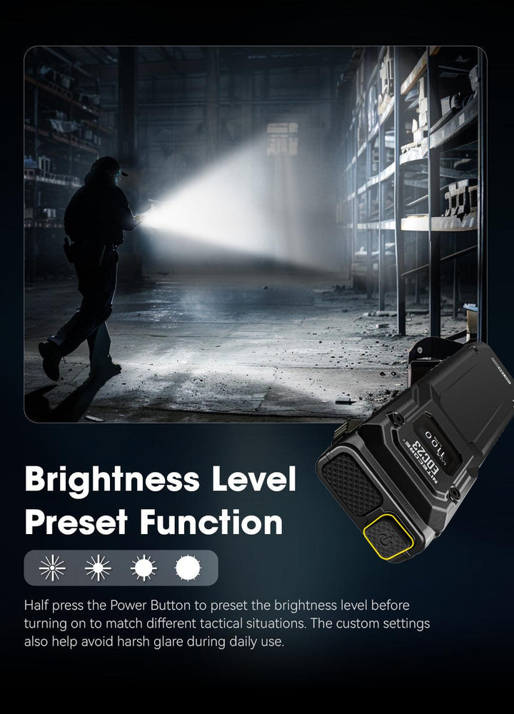 EDC23 - 2500 lumens - Nitecore Singapore