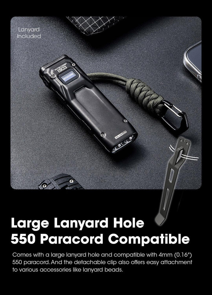 EDC23 - 2500 lumens - Nitecore Singapore