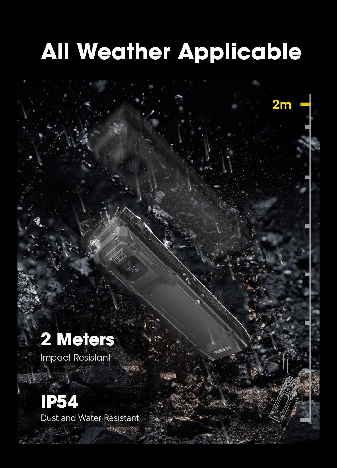 EDC23 - 2500 lumens - Nitecore Singapore