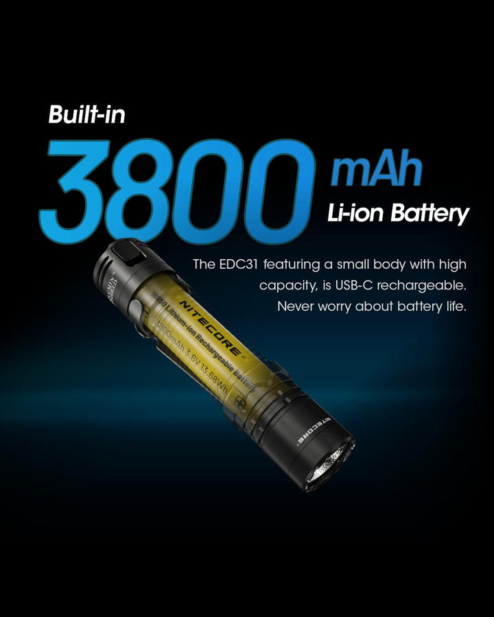 EDC31 - 3500 lumens - Nitecore Singapore