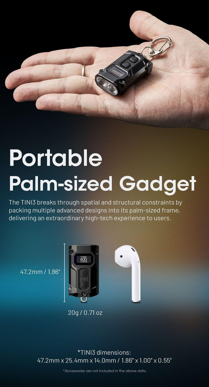 TINI 3 (Orange) - 600 lumens