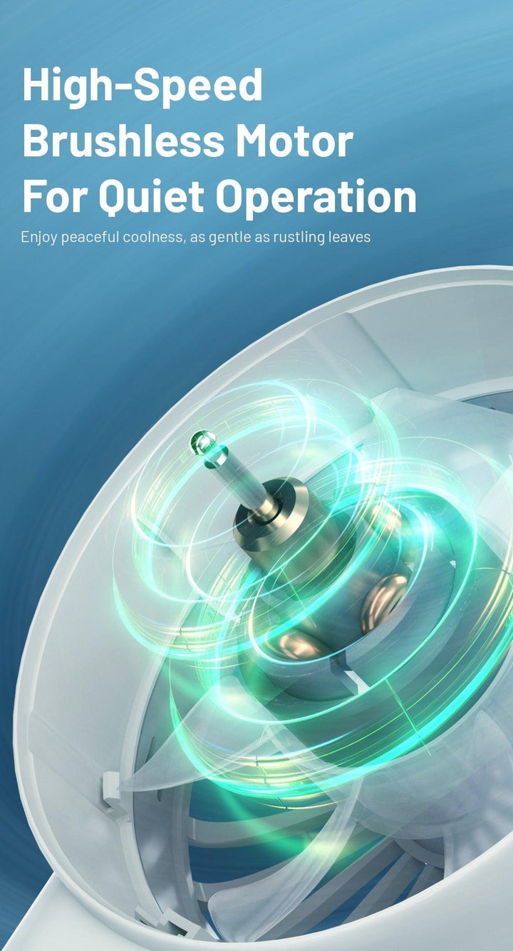 izzCool 30 (White) - Foldable Air Conditioner Fan (3,500mAh)