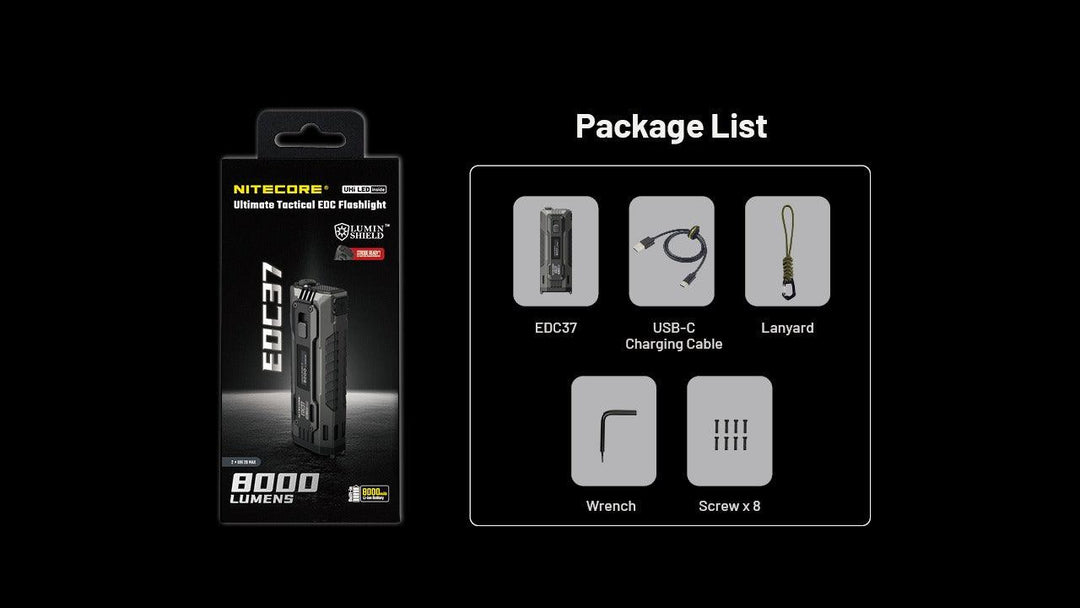 EDC37 - 8000 lumens