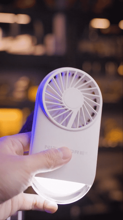 NEF02 - Personal LED Fan (1,200mAh) - Nitecore Singapore