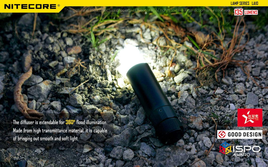 LA10 - 135 lumens - Nitecore Singapore