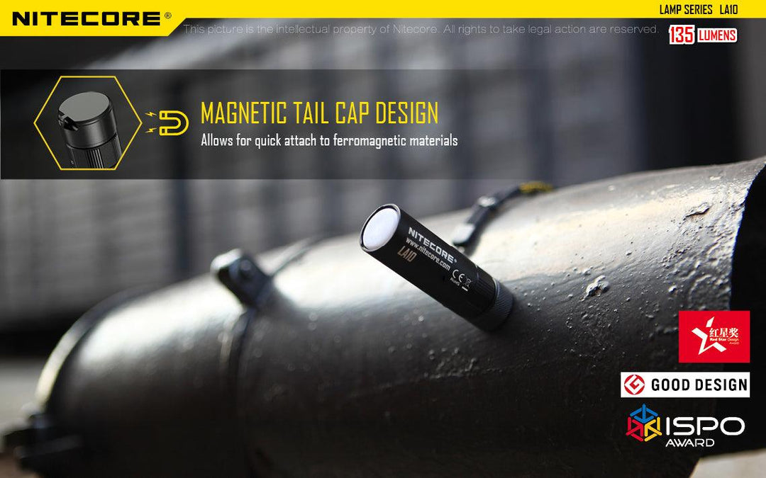 LA10 - 135 lumens - Nitecore Singapore