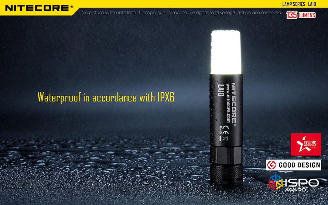 LA10 - 135 lumens - Nitecore Singapore