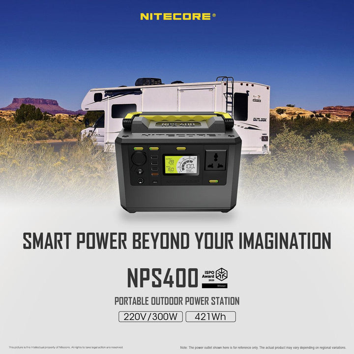 NPS400 (421Wh) Portable Power Station - Nitecore Singapore