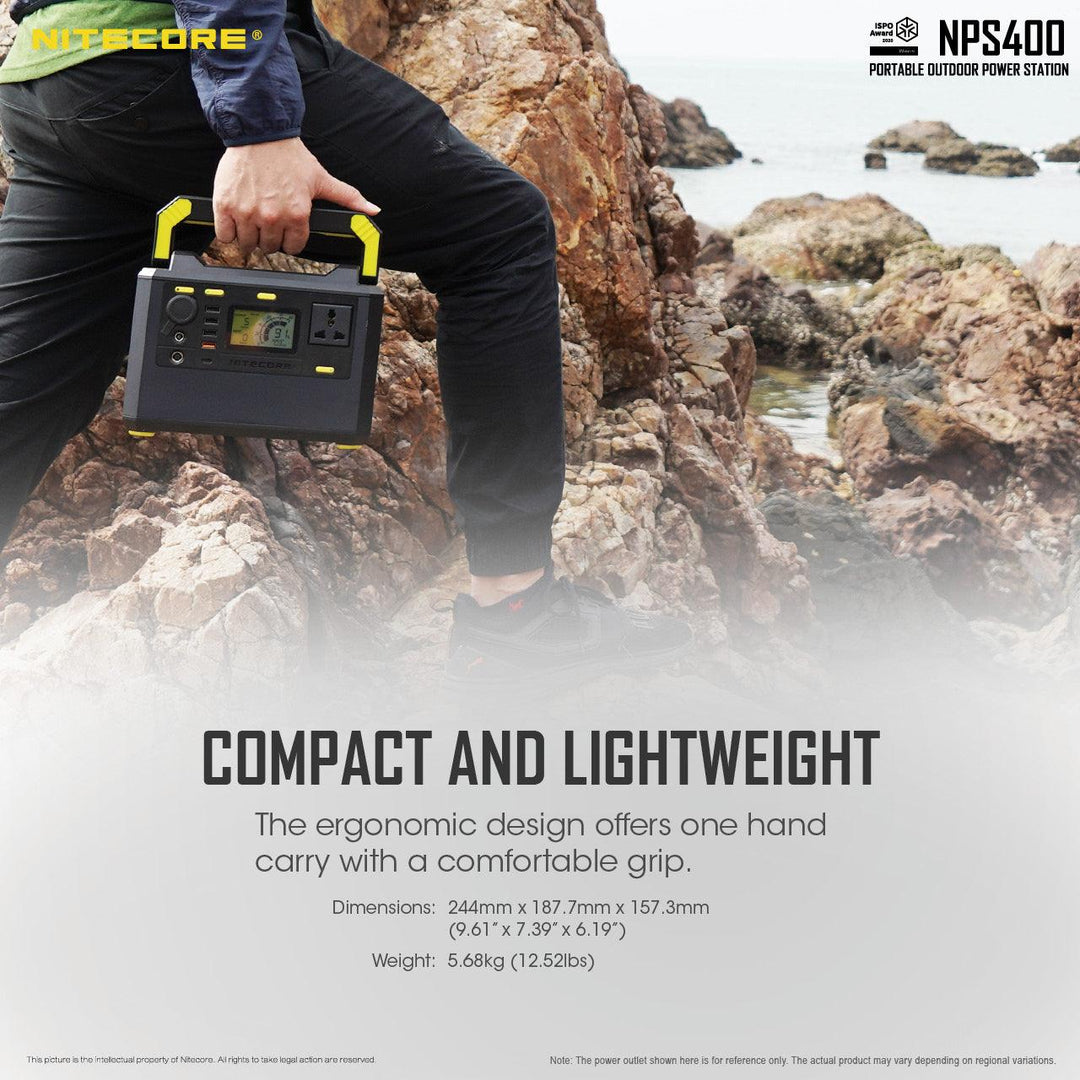 NPS400 (421Wh) Portable Power Station - Nitecore Singapore