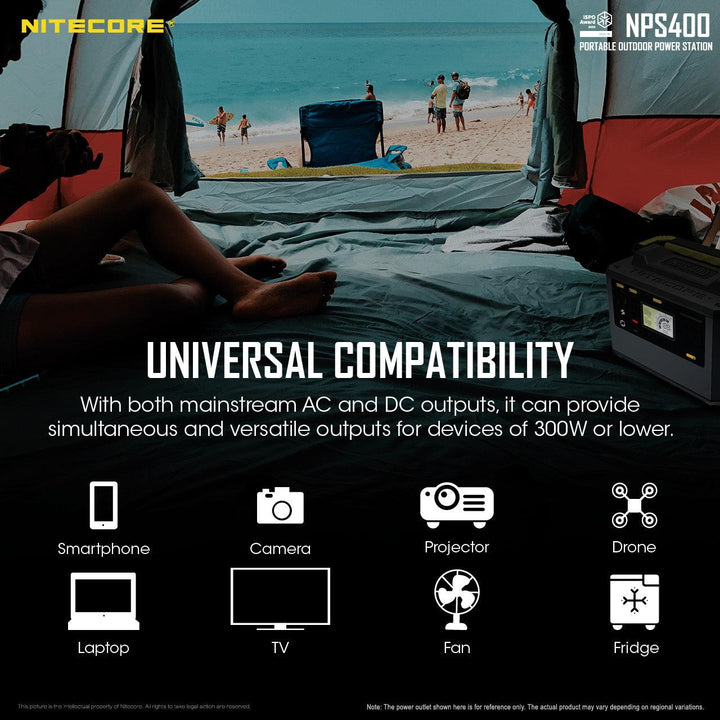 NPS400 (421Wh) Portable Power Station - Nitecore Singapore