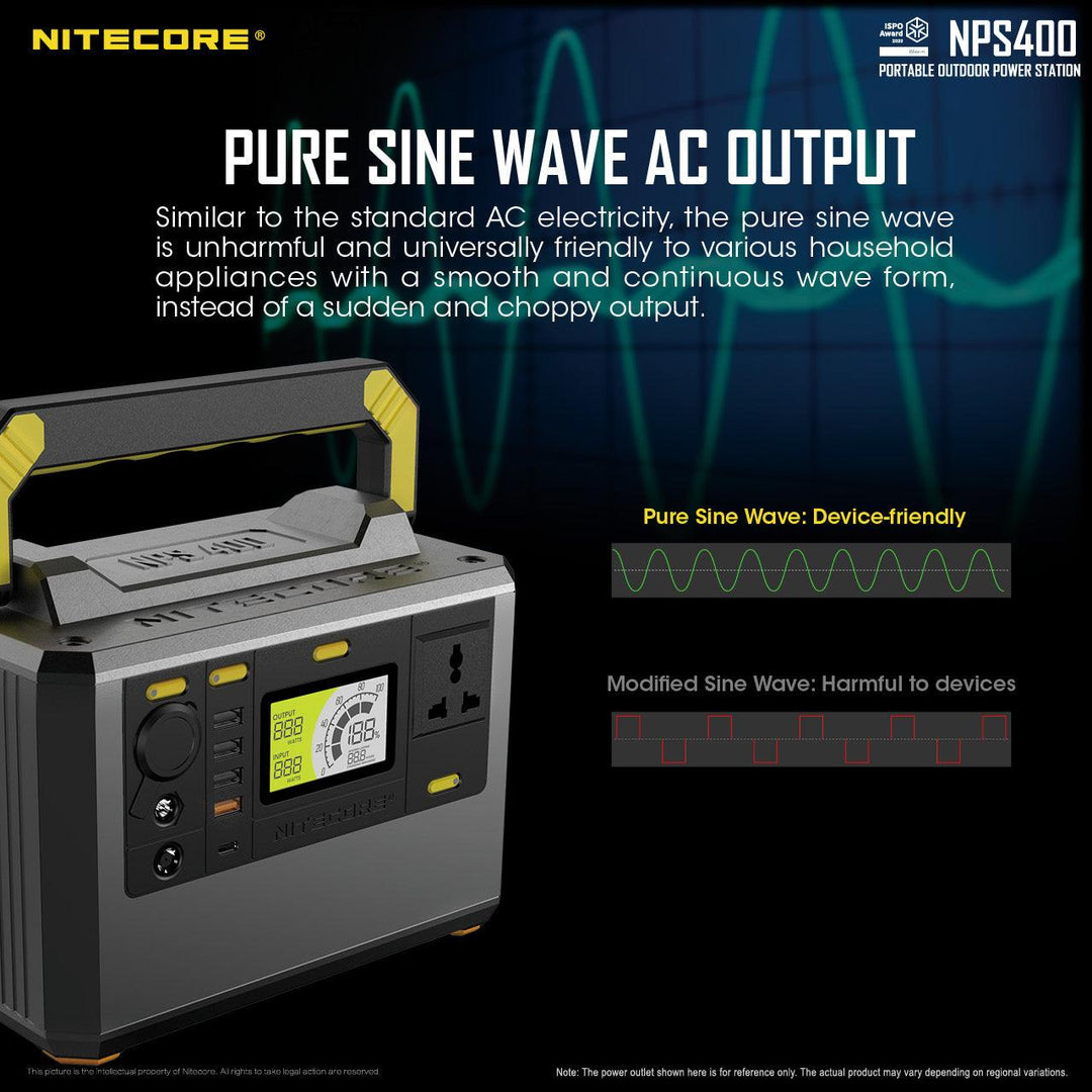 NPS400 (421Wh) Portable Power Station - Nitecore Singapore