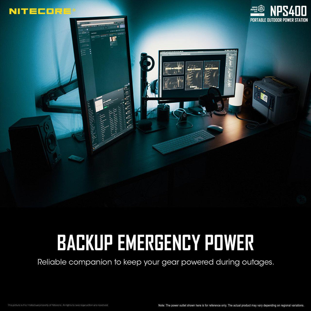 NPS400 (421Wh) Portable Power Station - Nitecore Singapore