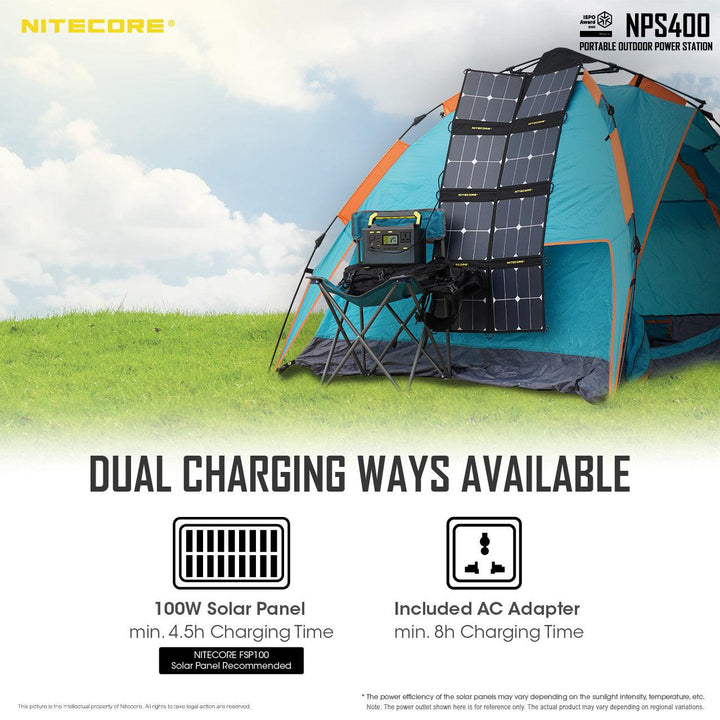 NPS400 (421Wh) Portable Power Station - Nitecore Singapore
