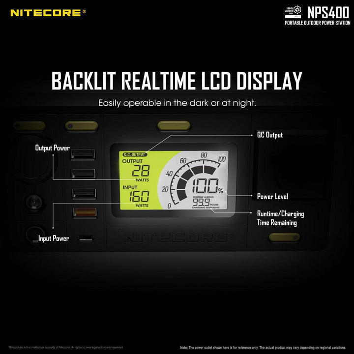 NPS400 (421Wh) Portable Power Station - Nitecore Singapore