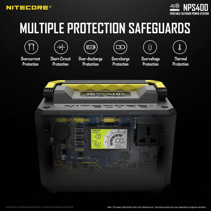 NPS400 (421Wh) Portable Power Station - Nitecore Singapore