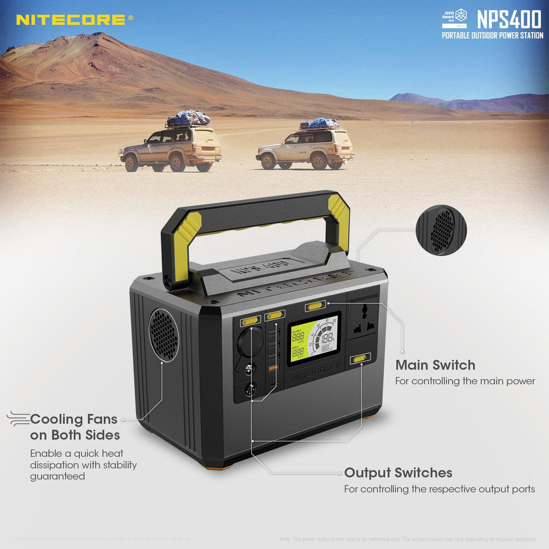 NPS400 (421Wh) Portable Power Station - Nitecore Singapore