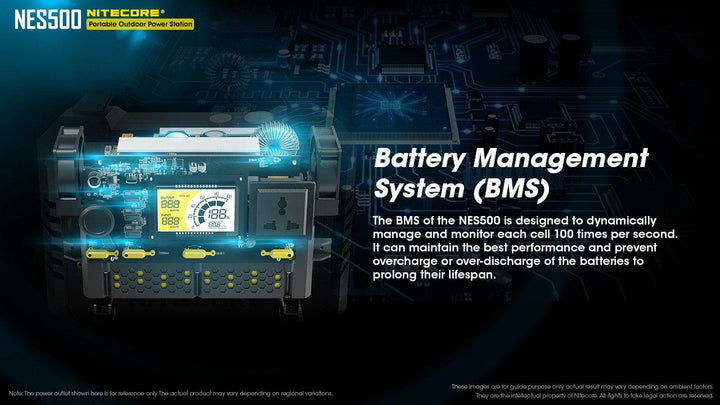NES500 (518Wh 144,000mAh) Portable Power Station - Nitecore Singapore