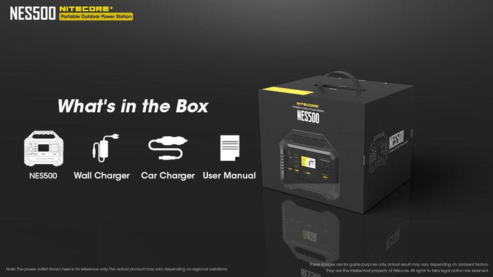 NES500 (518Wh 144,000mAh) Portable Power Station - Nitecore Singapore