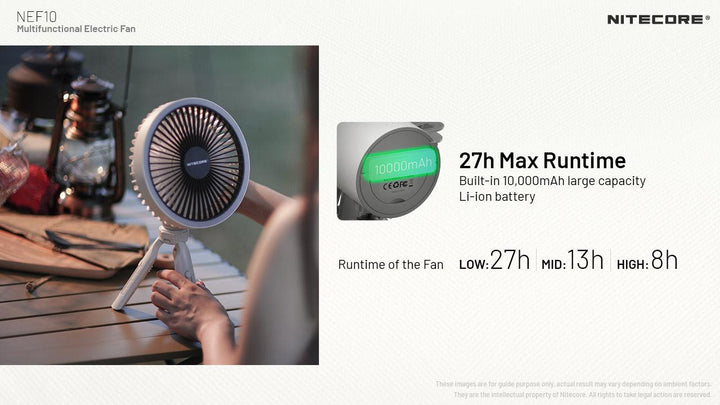 NEF10 - LED Fan (10,000mAh) - Nitecore Singapore