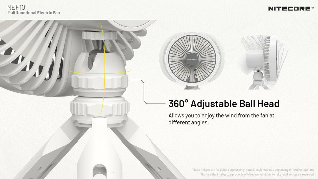 NEF10 - LED Fan (10,000mAh) - Nitecore Singapore