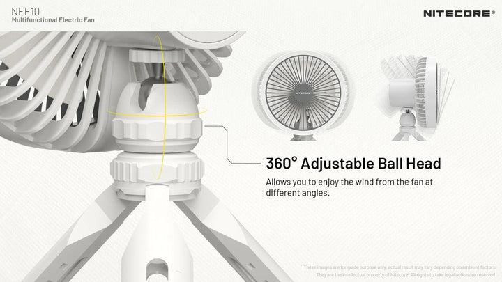 NEF10 - LED Fan (10,000mAh) - Nitecore Singapore