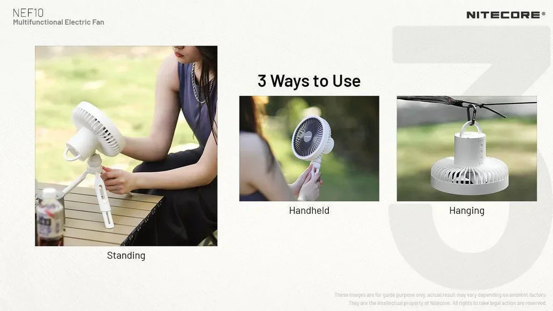 NEF10 - LED Fan (10,000mAh) - Nitecore Singapore