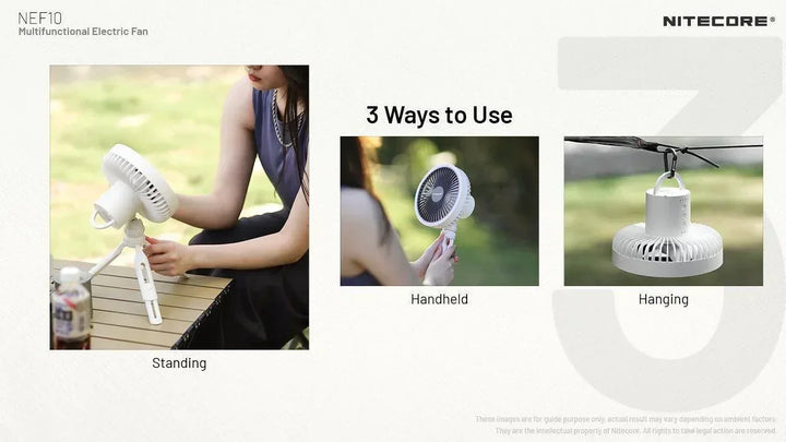 NEF10 - LED Fan (10,000mAh) - Nitecore Singapore
