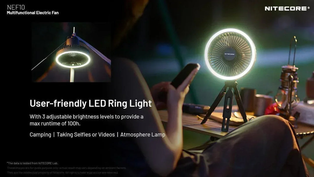 NEF10 - LED Fan (10,000mAh) - Nitecore Singapore