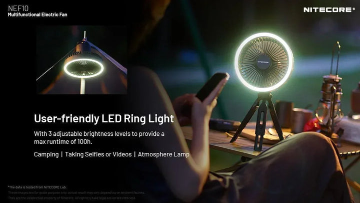 NEF10 - LED Fan (10,000mAh) - Nitecore Singapore