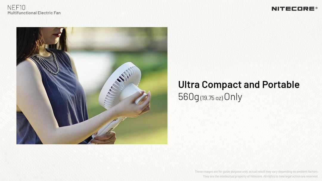 NEF10 - LED Fan (10,000mAh) - Nitecore Singapore
