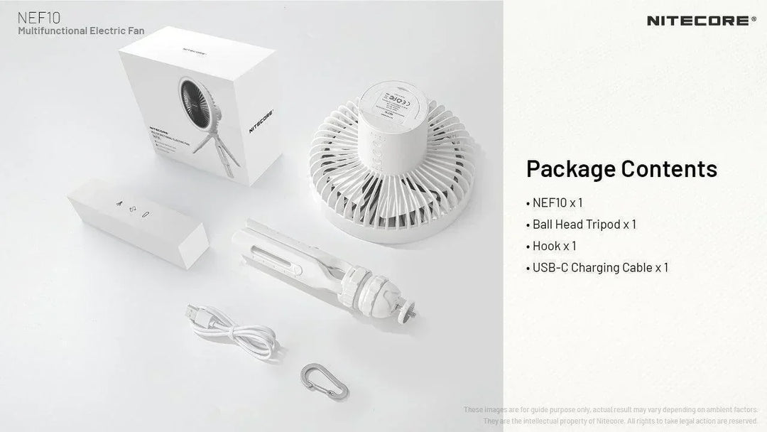 NEF10 - LED Fan (10,000mAh) - Nitecore Singapore