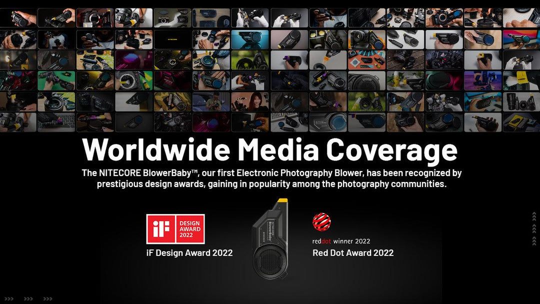 BB2 - Electronic Dust Blower (80km/h) - Nitecore Singapore