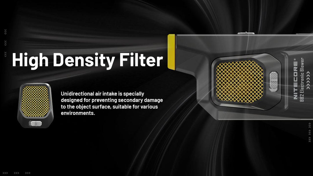 BB2 - Electronic Dust Blower (80km/h) - Nitecore Singapore