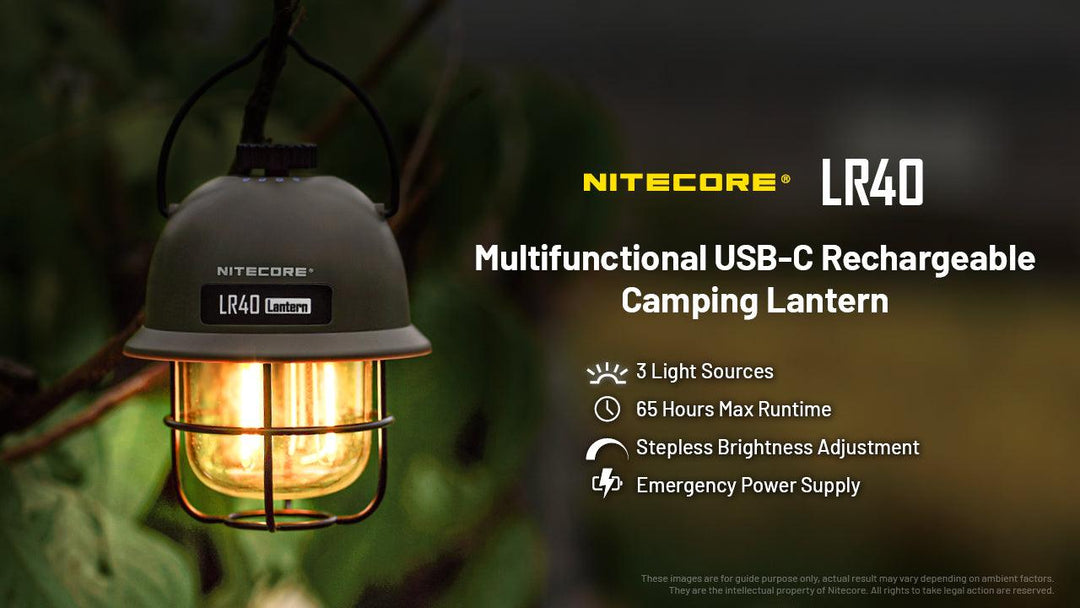 LR40 (White) - 100 lumens - Nitecore Singapore